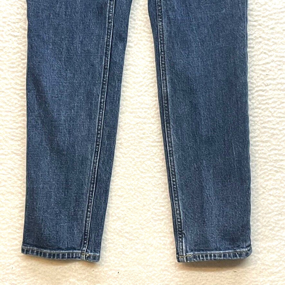 Everlane Jeans Womens 26 Blue Original Cheeky Straight Organic Cotton Mid Rise - Picture 5 of 13